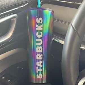 Starbucks Multicolor Metallic Tumbler NEW